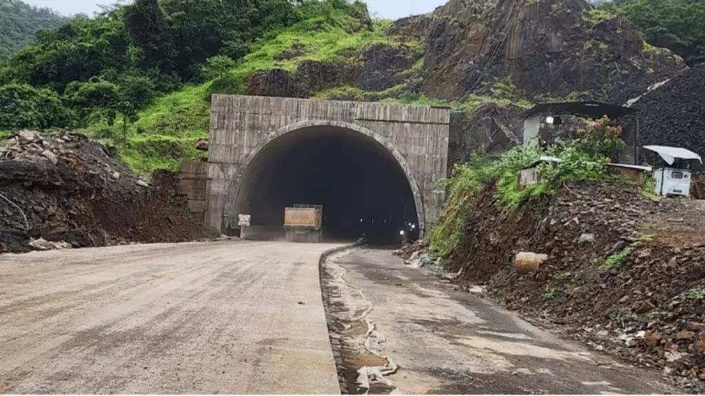 Mumbai-Goa राजमार्ग पर कशेडी सुरंग यातायात के लिए फिर बंद