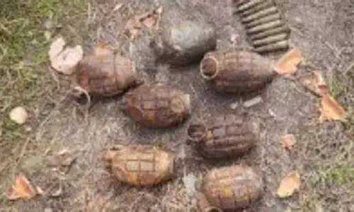 J&K के हंदवाड़ा में आतंकवादियों के ठिकाने का भंडाफोड़, 10 ग्रेनेड बरामद