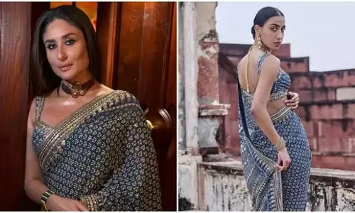 शो-चोरी करने वाली साड़ी परम ब्राइड्समेड लुक है Kareena Kapoor