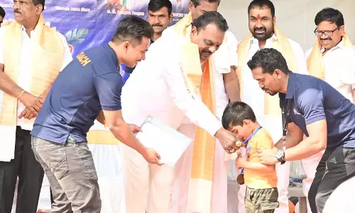 Hyderabad: फिटफॉर्मूला की अंतरविद्यालय प्रतियोगिता में विशेष आवश्यकता वाले बच्चों ने बाजी मारी Hyderabad: फिटफॉर्मूला की अंतरविद्यालय प्रतियोगिता में विशेष आवश्यकता वाले बच्चों ने बाजी मारी
