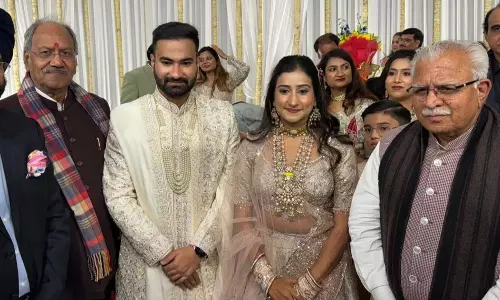 ओम बिड़ला की बेटी की शादी में शामिल हुए CM साय और सांसद बृजमोहन अग्रवाल