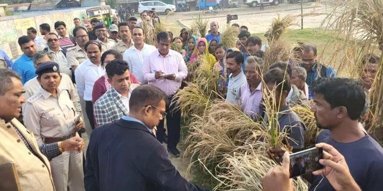 Odisha: केंद्रीय टीम ने तटीय केंद्रपाड़ा में दाना प्रभावित क्षेत्रों का दौरा किया