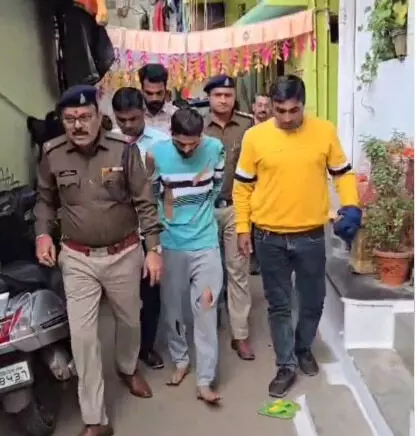 डॉन रवि साहू गिरफ्तार, पुलिस ने कालीबाड़ी से निकाला जुलूस