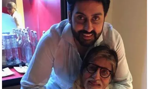 बिग बी ने ‘आई वांट टू टॉक’ में अभिषेक बच्चन के अभिनय की प्रशंसा करते हुए एक प्यारा सा नोट लिखा