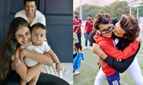बड़े बेटे रियान के 10वें जन्मदिन पर रितेश, जेनेलिया ने लिखा प्यार भरा नोट बड़े बेटे रियान के 10वें जन्मदिन पर रितेश, जेनेलिया ने लिखा प्यार भरा नोट