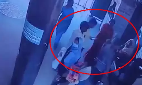 अस्पताल के सीसीटीवी में ये क्या कैद हो गया? बवाल मचा अस्पताल के सीसीटीवी में ये क्या कैद हो गया? बवाल मचा