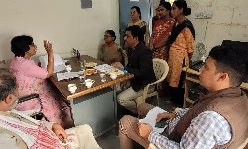 Bikaner: राष्ट्रीय महिला आयोग अध्यक्ष ने किया सखी वन स्टॉप सेंटर का निरीक्षण Bikaner: राष्ट्रीय महिला आयोग अध्यक्ष ने किया सखी वन स्टॉप सेंटर का निरीक्षण