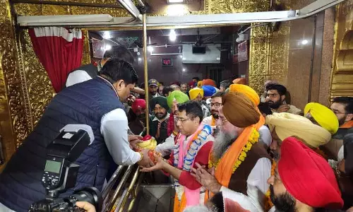 Punjab: आप अध्यक्ष ने काली देवी मंदिर में पूजा-अर्चना की