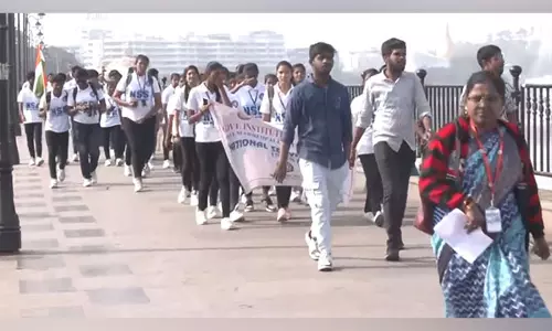 NYKS हैदराबाद ने संविधान दिवस के अवसर पर एक रैली निकाली