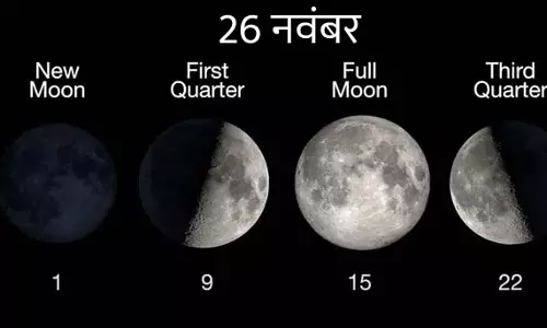 Moon Phase: अपने चंद्र चक्र के वानिंग क्रिसेंट चरण में, 20% प्रकाशित