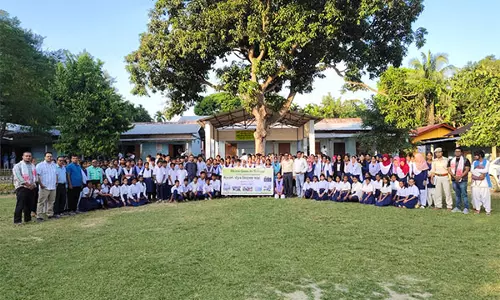 Pobitora अभयारण्य के पास राइनो गोज़ टू स्कूल संरक्षण कार्यक्रम में 1,700 से अधिक छात्र शामिल हुए Pobitora अभयारण्य के पास राइनो गोज़ टू स्कूल संरक्षण कार्यक्रम में 1,700 से अधिक छात्र शामिल हुए