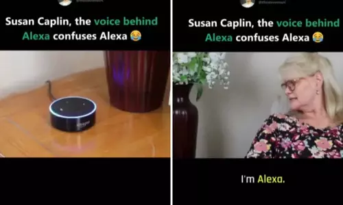 Alexa vs Alexa: वॉयस आर्टिस्ट ने एआई को किया कन्फ्यूज़, देखें वीडियो... Alexa vs Alexa: वॉयस आर्टिस्ट ने एआई को किया कन्फ्यूज़, देखें वीडियो...