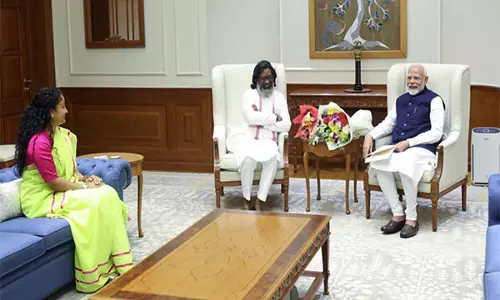 हेमंत सोरेन ने राष्ट्रीय राजधानी में PM Modi और अमित शाह से की मुलाकात