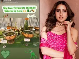 Sara Ali Khan की सर्दियों की पसंदीदा डिश हैं उंधियू, सरसों का साग