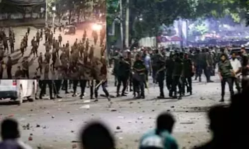 Bangladesh में हिंसक,3 मंदिरों को बनाया गया निशाना Bangladesh में हिंसक,3 मंदिरों को बनाया गया निशाना