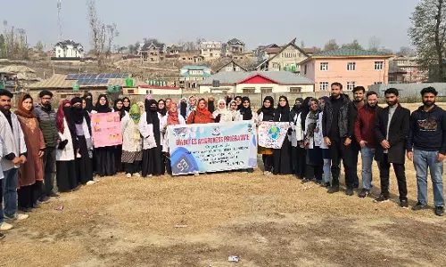 IUST के नर्सिंग कॉलेज ने मधुमेह जागरूकता कार्यक्रम आयोजित किया