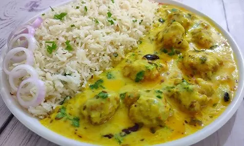कढ़ी चावल रेसिपी