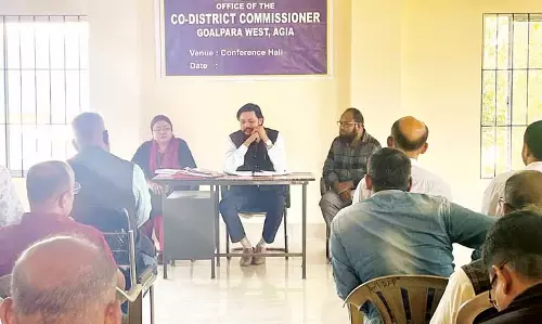 Assam : पश्चिमी ग्वालपाड़ा के सह-जिला आयुक्त ने प्रमुख विभागों के साथ विकास योजनाओं की समीक्षा की