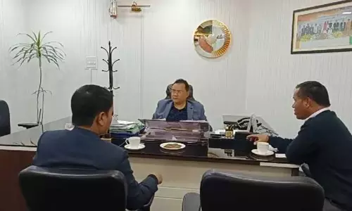 Meghalaya : खिंडाई लाड से हॉकरों का स्थानांतरण अनिश्चित है स्नियावभलंग धर ने कहा