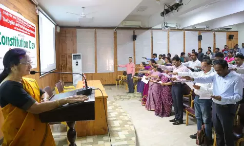 Hyderabad: EFLU ने मनाया संविधान दिवस