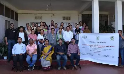 Nagaland : सीओवीएससी एंड एएच ने पोल्ट्री फार्मिंग पर प्रशिक्षण आयोजित किया