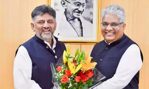 Shivkumar ने केंद्रीय वन मंत्री से कलसा-बंडूरी परियोजना के लिए अपील की Shivkumar ने केंद्रीय वन मंत्री से कलसा-बंडूरी परियोजना के लिए अपील की