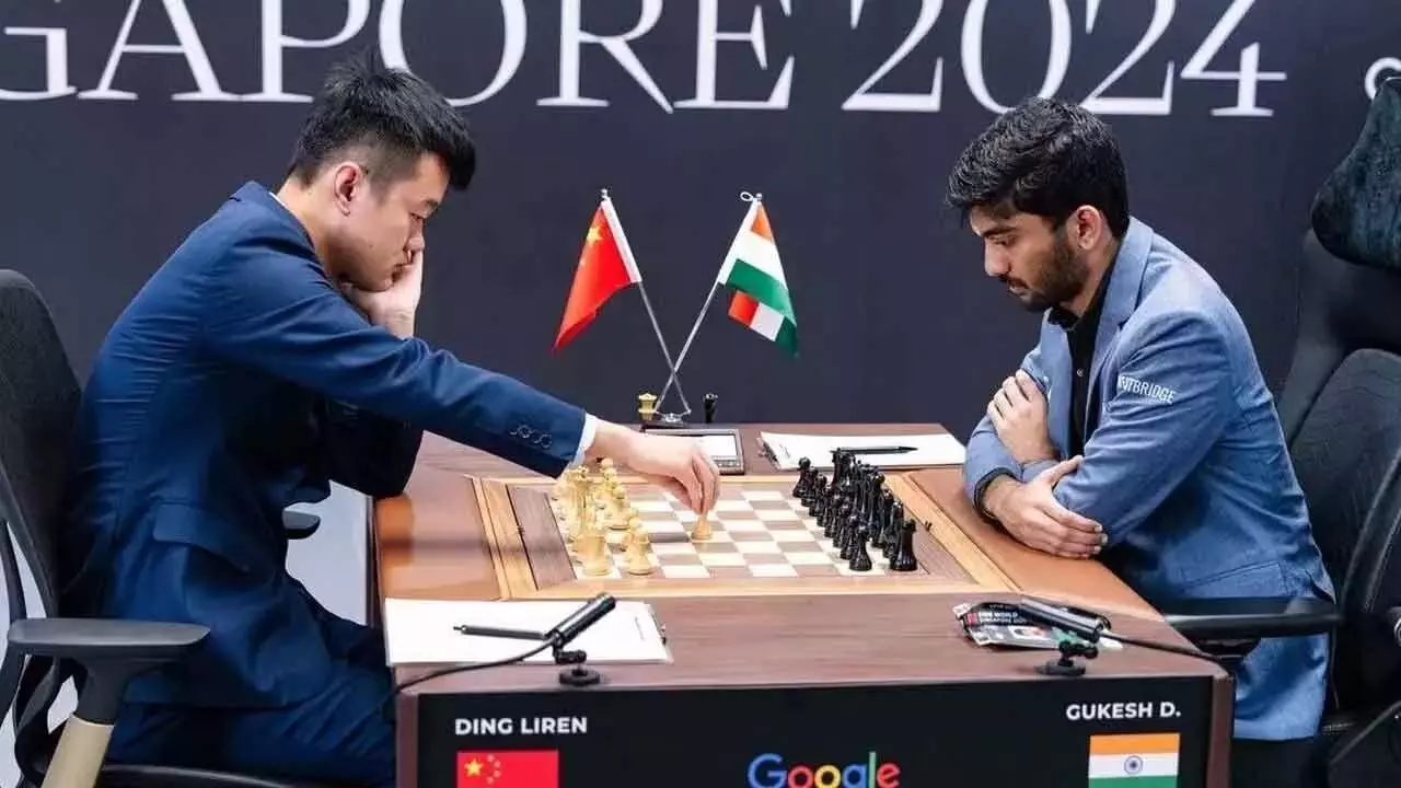 World Chess Championship: गुकेश लिरेन को हराकर पहली जीत दर्ज की