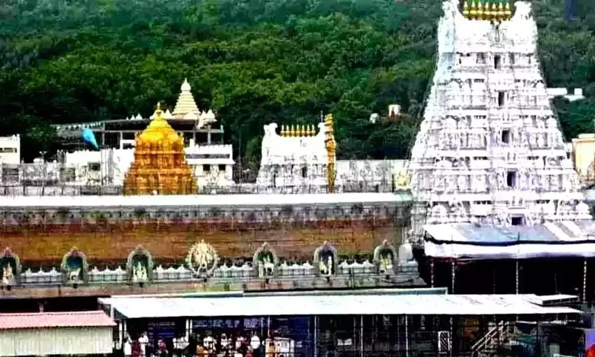 Tirumala में सर्वदर्शन के लिए 10 घंटे का समय लेने के लिए भक्तों की भीड़ सामान्य है