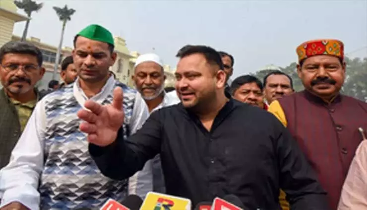 Tejashwi ने महागठबंधन के बागी नेताओं के खिलाफ कार्रवाई की मांग की