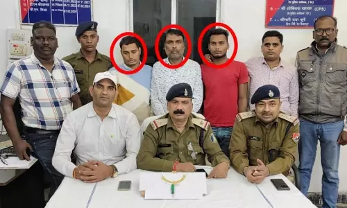 ट्रेन में चोरी करने वाले गैंग का खुलासा, तीन गिरफ्तार