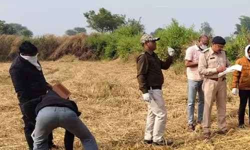 धान कटाई कर रहे किसान की हत्या, हमले में उनकी पत्नी घायल