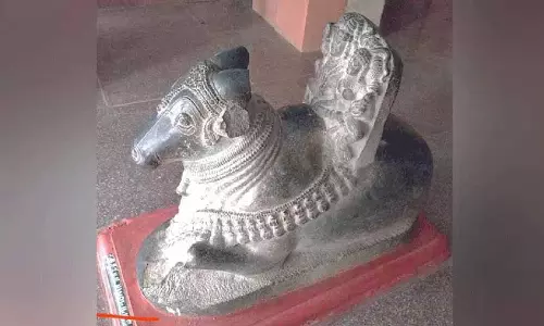 Alampur के हजार साल पुराने नंदी ने राष्ट्रीय ध्यान खींचा