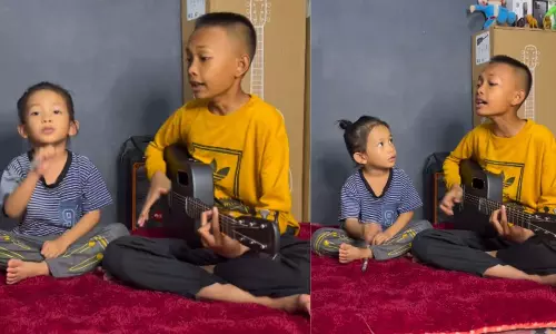 इंडोनेशिया के भाई-बहनों ने कहो ना प्यार है पर किया परफॉर्म, VIDEO वायरल