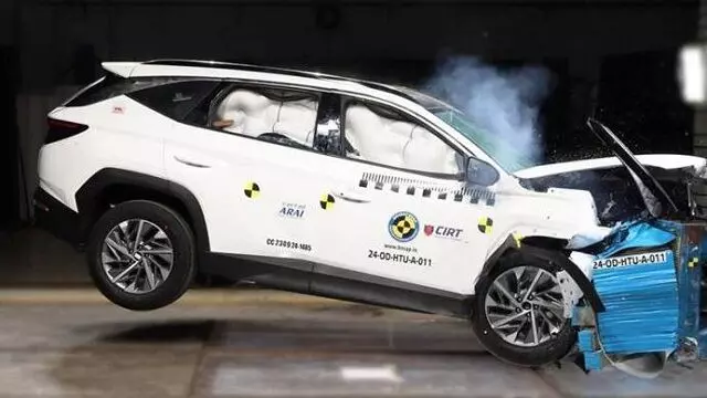 भारत NCAP क्रैश टेस्ट में हुंडई टक्सन को 5-स्टार सुरक्षा रेटिंग मिली