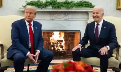 US राष्ट्रपति बिडेन ने डोनाल्ड ट्रम्प टैरिफ खतरों पर ‘पुनर्विचार’ करने का आग्रह किया US राष्ट्रपति बिडेन ने डोनाल्ड ट्रम्प टैरिफ खतरों पर ‘पुनर्विचार’ करने का आग्रह किया