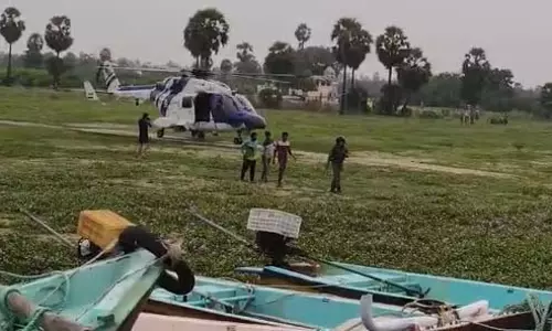 Cuddalore चक्रवाती मौसम के बीच भारतीय तटरक्षक बल ने छह मछुआरों को बचाया