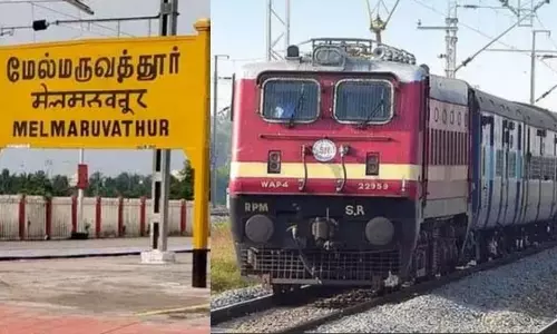 Pandian, रॉकपोर्ट एक्सप्रेस: मेलमारुवथुर में रुकने वाली 48 ट्रेनें.. Pandian, रॉकपोर्ट एक्सप्रेस: मेलमारुवथुर में रुकने वाली 48 ट्रेनें..