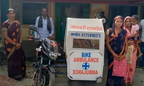 संजीवनी वाहन है संगवारी बाइक एंबुलेंस