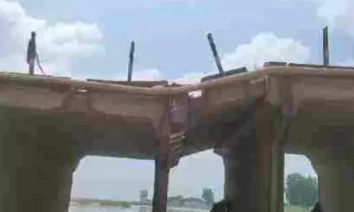मेघा पुल ही था आवागमन का सहारा, जर्जर होने से लोग परेशान