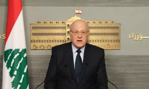 Lebanon PM ने इजरायल के युद्ध विराम उल्लंघन को रोकने के लिए दबाव बनाने का आह्वान किया Lebanon PM ने इजरायल के युद्ध विराम उल्लंघन को रोकने के लिए दबाव बनाने का आह्वान किया