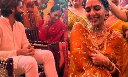 Naga Chaitanya-Sobhita Dhulipala की हल्दी के खास पलों की एक झलक