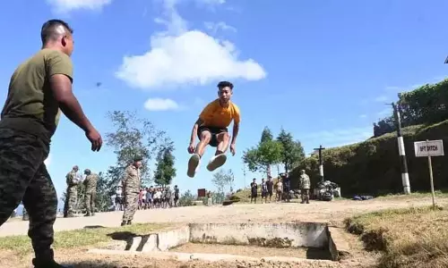 Nagaland : 164 इन्फैंट्री बटालियन (टीए) (एच एंड एच) नागा ने भर्ती रैली आयोजित की