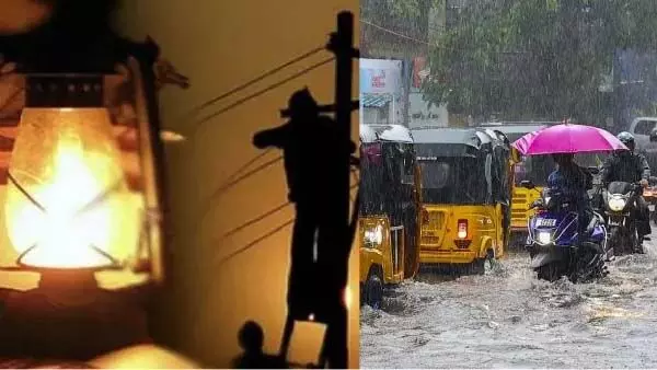 Chennai: भारी बारिश के कारण बिजली कटौती, लोगों को बाहर न निकलने की चेतावनी