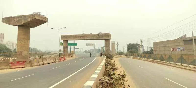 Haryana : ग्रीनफील्ड ई-वे पर प्रस्तावित एलिवेटेड कॉरिडोर से बजट बढ़ सकता