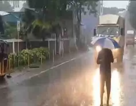 Tamil Nadu: कांचीपुरम शहर के कुछ हिस्सों में भारी बारिश