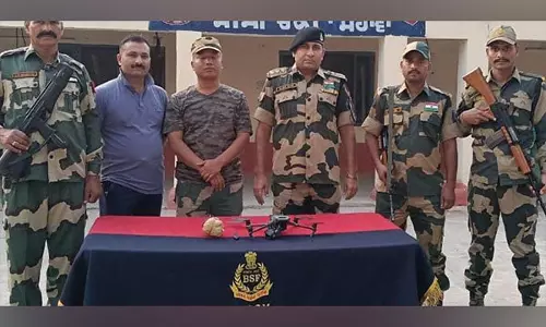 BSF ने पंजाब सीमा पर दो ड्रोन और 1.132 किलोग्राम हेरोइन बरामद की