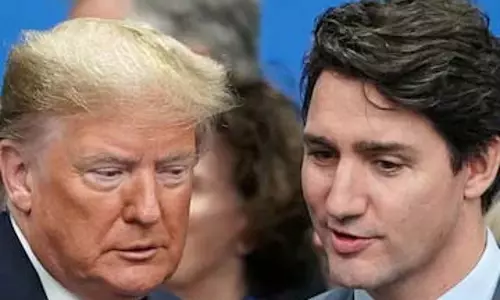 Justin Trudeau ने डोनाल्ड ट्रम्प के साथ मार-ए-लागो रिसॉर्ट में किया भोजन