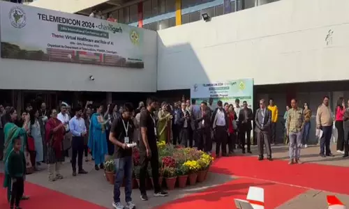 Chandigarh: एआई और वर्चुअल हेल्थकेयर पर फोकस के साथ टेलीमेडिकॉन 2024 लॉन्च किया गया Chandigarh: एआई और वर्चुअल हेल्थकेयर पर फोकस के साथ टेलीमेडिकॉन 2024 लॉन्च किया गया