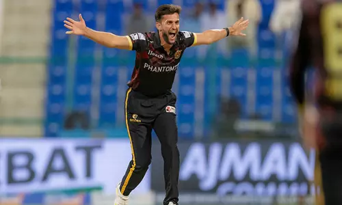 Abu Dhabi टी10 में प्लेऑफ में जगह बनाने की जंग में नॉर्दर्न वॉरियर्स ने अहम जीत दर्ज की Abu Dhabi टी10 में प्लेऑफ में जगह बनाने की जंग में नॉर्दर्न वॉरियर्स ने अहम जीत दर्ज की