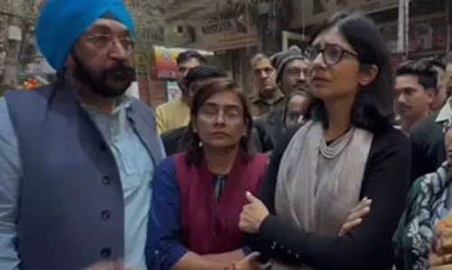 स्वाति मालीवाल ने कालकाजी विधानसभा क्षेत्र का किया दौरा, बोली- नर्क जैसा हाल